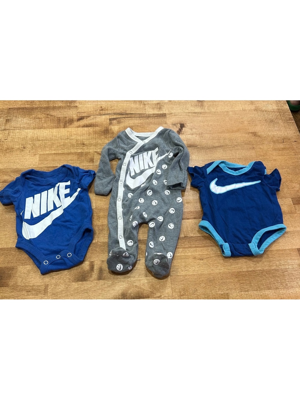 Nike Baby Onesies and Footed Sleeper Set - Newborn Size